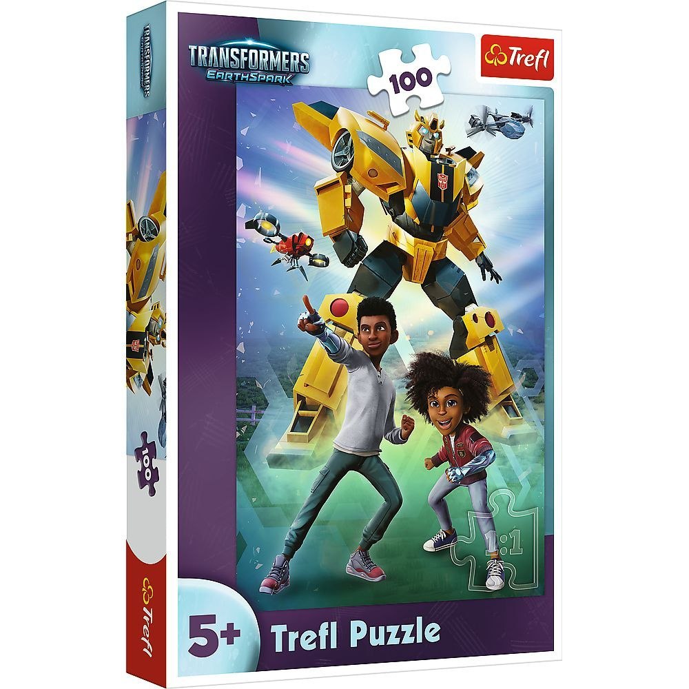 PUZZLE 100 PIECES TEAM TRANSFORMERS TREFL 16457 TR TREFL